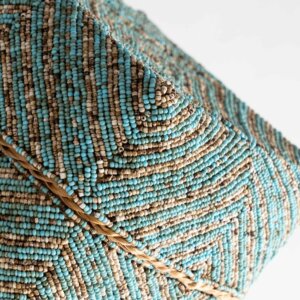 Eleganckie pudełka ozdobne - turkusowo-piaskowe