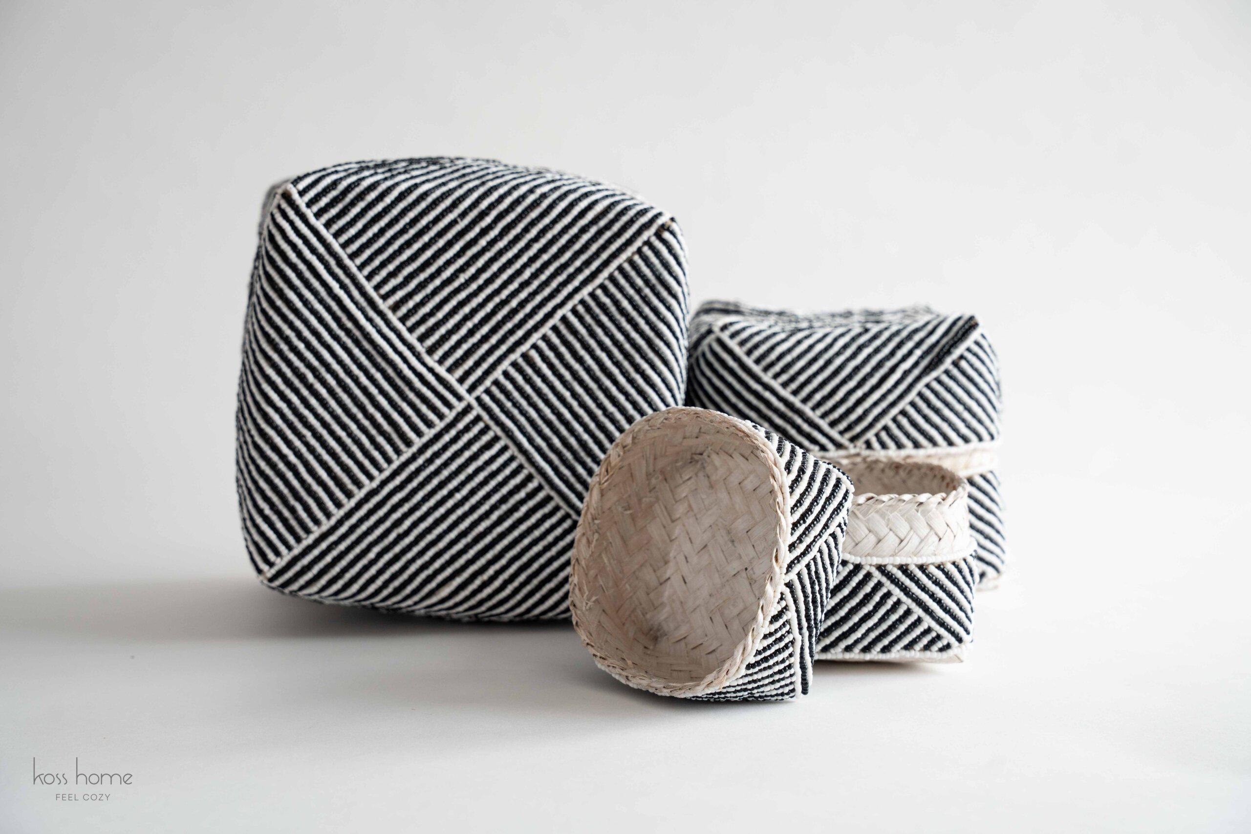 Pudełka ozdobne handmade - czarno-białe - obrazek 3